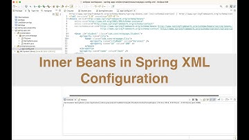 Inner Beans in Spring XML Configuration