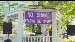 Families Speak About Stigma Of Opioid Addiction At 'No Shame Rally'