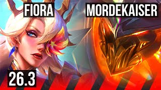 FIORA vs MORDEKAISER (TOP) | KR Diamond | 26.3