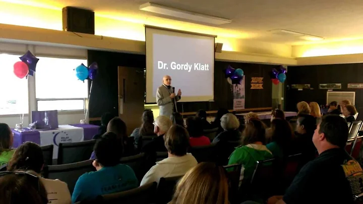 Dr. Gordy Klatt Relay For Life of Tacoma April Team's Meeting