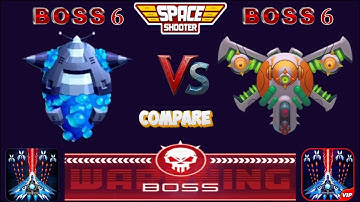 🚀 Space Shooter: Galaxy Attack 🌌 Boss 6 Compare & Review 🔥 By Apache Gamers 🎮