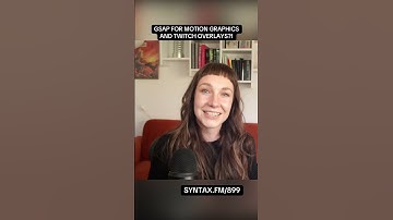 Cassie Evans uses GSAP for all her motion graphics and Twitch streamers use it for overlays