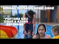 Hari minngu bersama anak2  izhan azhan senang bgt