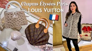 Louis Vuitton Champs-Élysées Paris Exclusive Bags, New Collection 🤩 | Paris Flagship Shopping