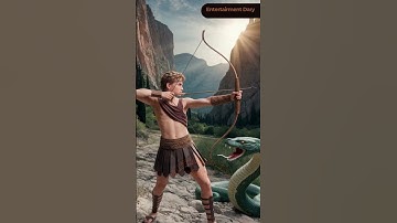Apollo vs  Python Rise of the God of Prophecy #EntertairmentDary #shorts #ai