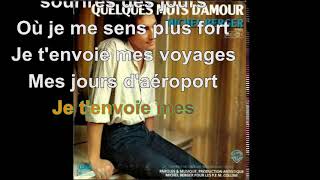 Michel Berger - Quelques mots d'amour [Paroles Audio HQ]