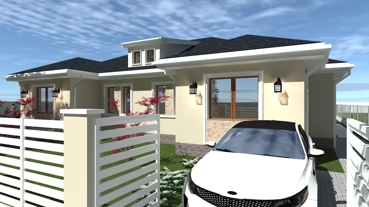 Proiect Casa Duplex Parter Cu 3 Dormitoare Si 2 Bai 102 Mp Utili 201 Youtube