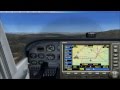 TUTORIALES FSX / Capitulo 4 : Aterrizaje visual (VFR)  + indicaciones  alinearse a pista ( español)