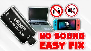 HDMI Video Capture Card No Sound Problem Easy FIX for All Gaming Devices