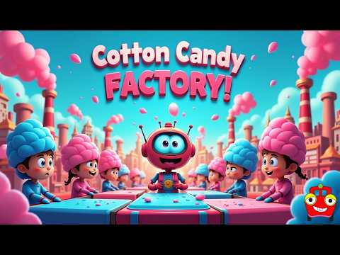 🍭 How It’s Made: Fluffy Cotton Candy! 🌈 Claymation Kids Song | Didadu TV
