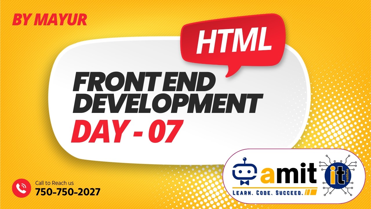 HTML Tutorial for Beginners ๐ฅ | Frontend Development Course Day 07 ...