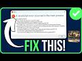 HEARTS OF IRON 4 JAVASCRIPT ERROR [FIXED] | Hoi4 a Javascript Error Occurred in the Main Process