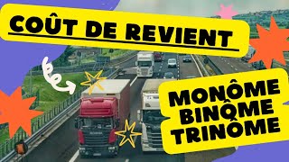 les formules monôme, binôme et trinôme pour calculer le coût de revient screenshot 3