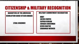 2019 Neenah High School Senior Awards