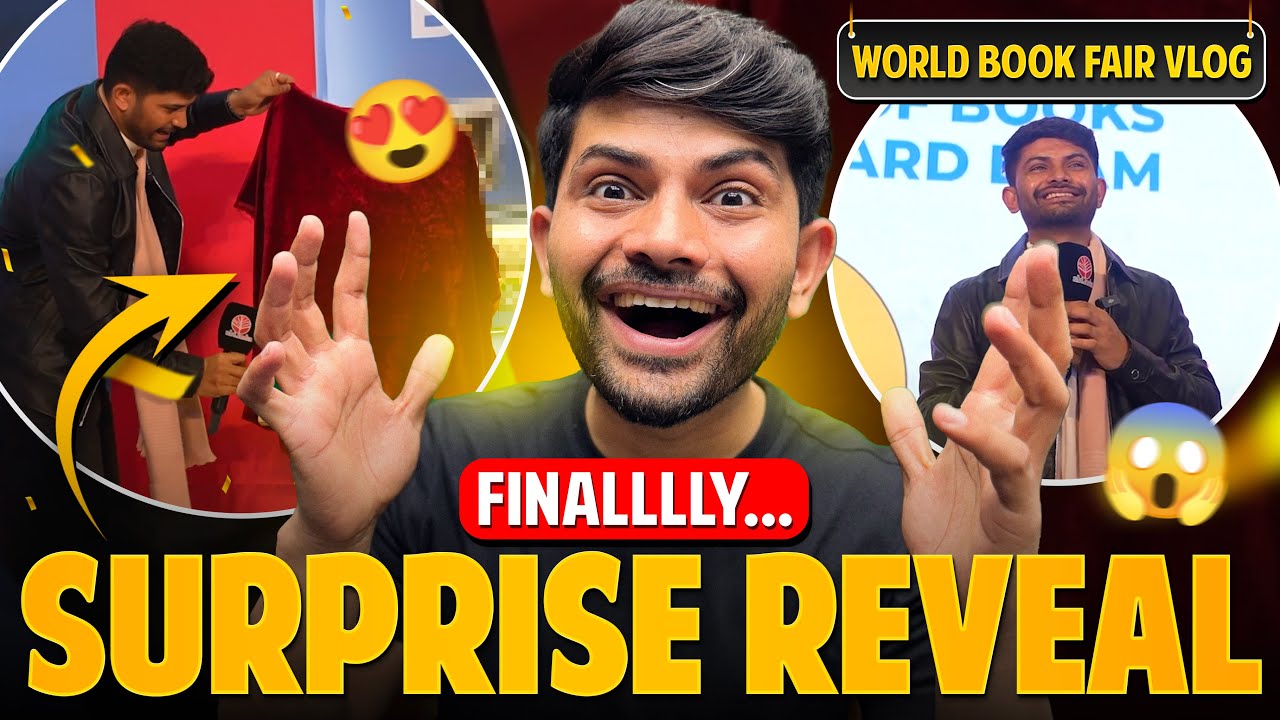 BIG REVEAL 😱 | Digraj Sir at World Book Fair #vlog #dsrvlog