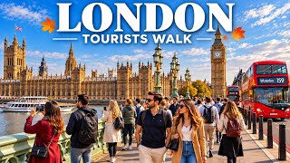 How Tourists Explore London 🇬🇧 | Busy Central London Streets & Shopping Walk 2026 [4K HDR]