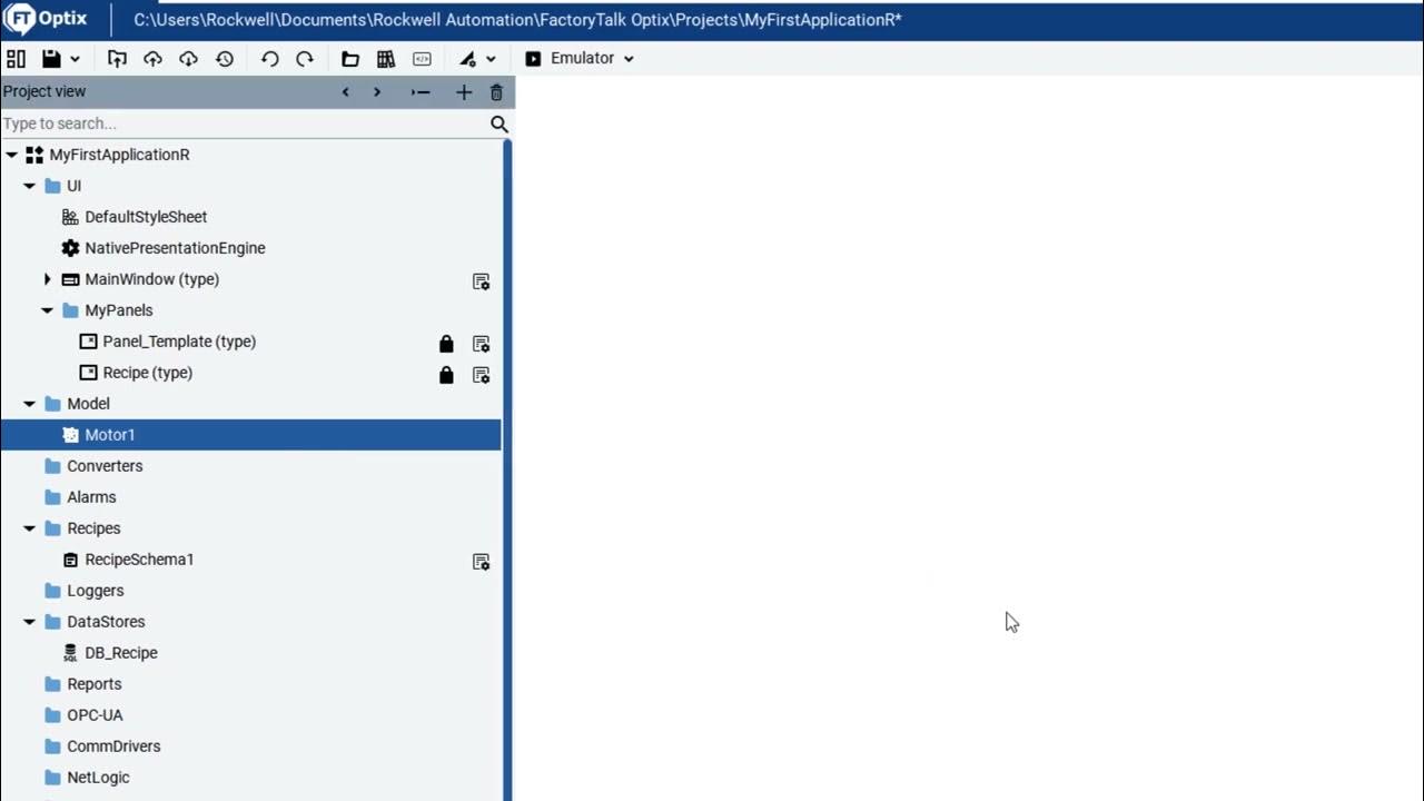 FactoryTalk® Optix™ Getting Started Recipes YouTube