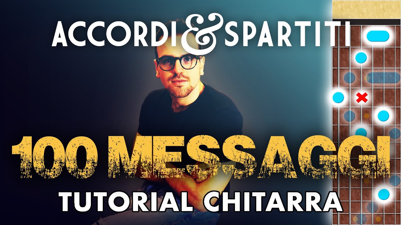 100 MESSAGGI Tutorial Chitarra - Lazza - YouTube