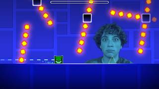 🔴I BEAT IT!!!🔴REACTION TIME YAY🔴GEOMETRY DASHING🔴