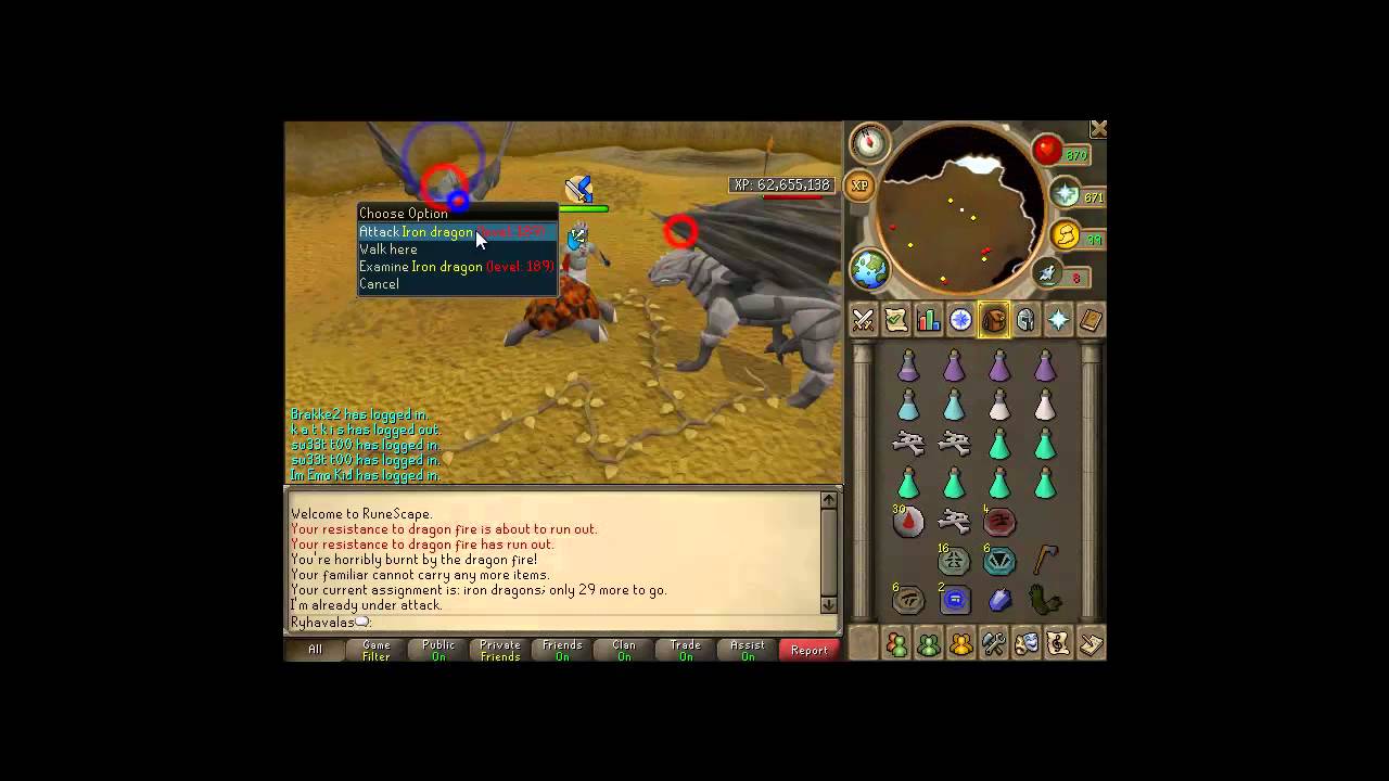YOU CAN NOW LEFTCLICK MONSTERS! (Iron dragon task included.) YouTube