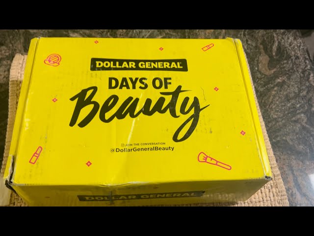 Dollar General Beauty Box 2023 Unboxing