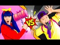 Pink vs Black Challenge Song 🖤💗 | Kids Songs and Nursery Rhymes | Dominoki