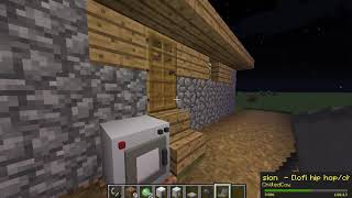 playing minecraft while waiting for the washing machine to finish. screenshot 2