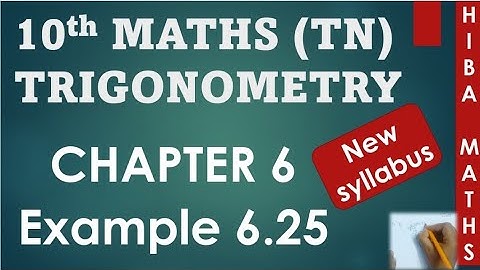 10th maths chapter 6 example 6.25 tn samacheer hiba maths
