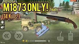 M1873 ONLY CHALLENGE FINALLY! (14 Kills!) [Solo Vs Duo] - Free Fire Battlegrounds screenshot 3