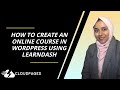 Create online courses website using LearnDash WordPress Plugin | CloudPages