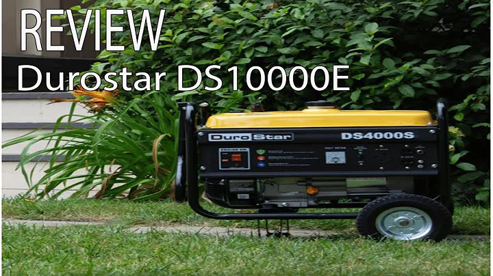 Durostar DS4000E Gas Powered 10000 Watt Elect review 2022