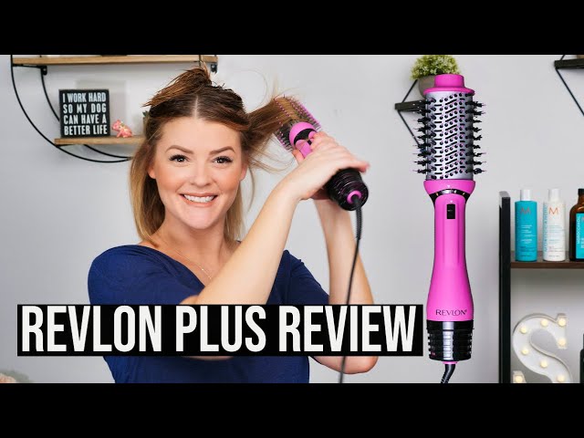 NEW Revlon One Step Volumizer Plus Hair Dryer Hot Air Brush Plum Model  RVDR5298