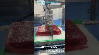 Chikat Badam Halwa Robotic Cutting Machine. @systemsautomation6210