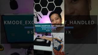 KMODE_EXCEPTION_NOT_HANDLED Bsod quick fix PART 1 #shorts