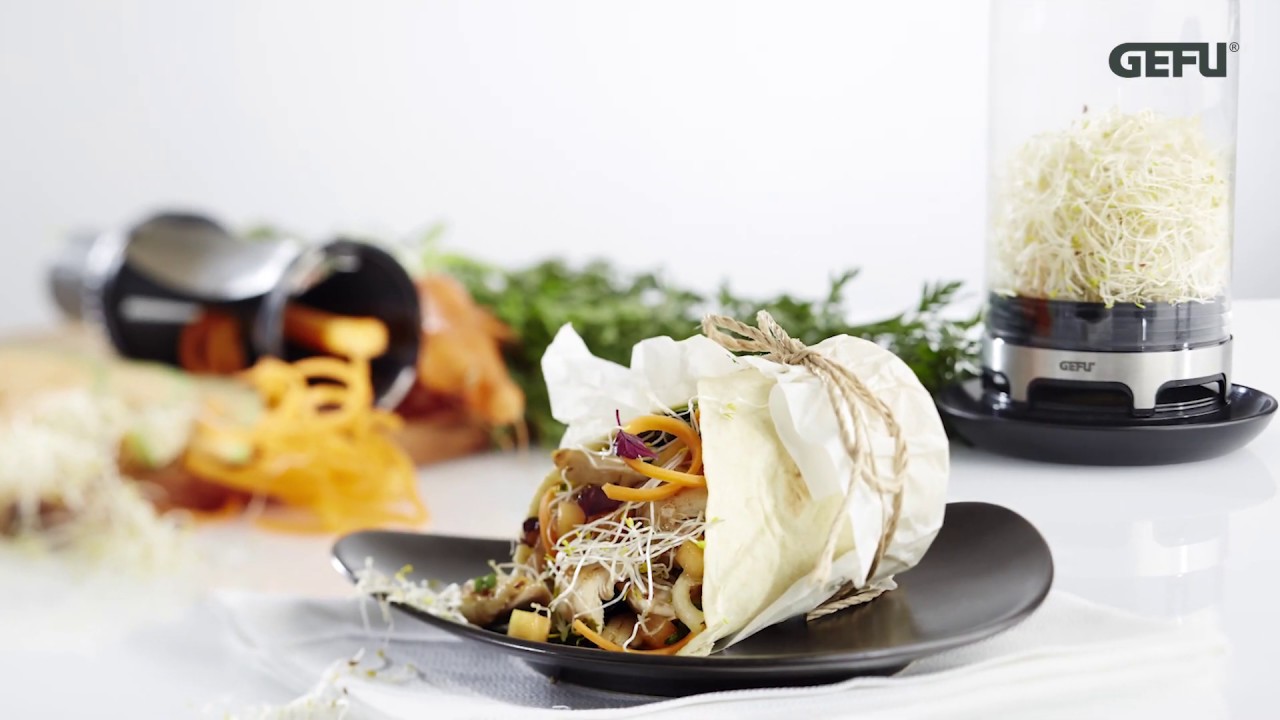 GEFU Sprossenglas BIVITA Miniatur-Gewächshaus für Sprossen