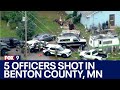 5 officers shot in Benton County; suspect in custody