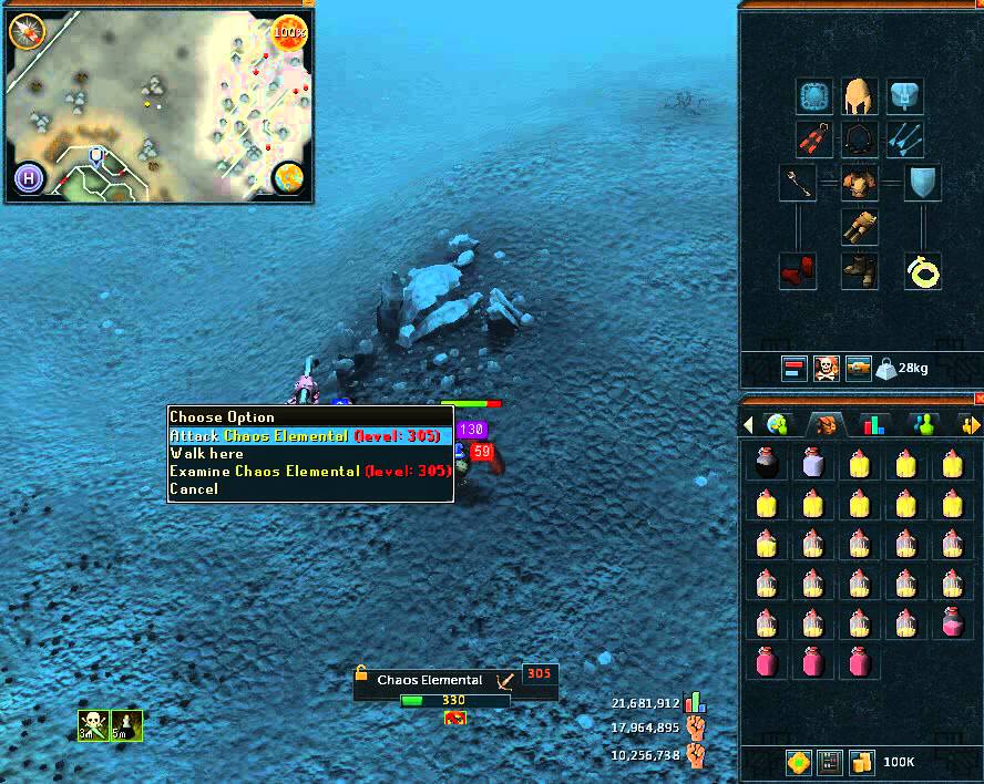 RS3 BETA - Edgard killing Chaos Elemental