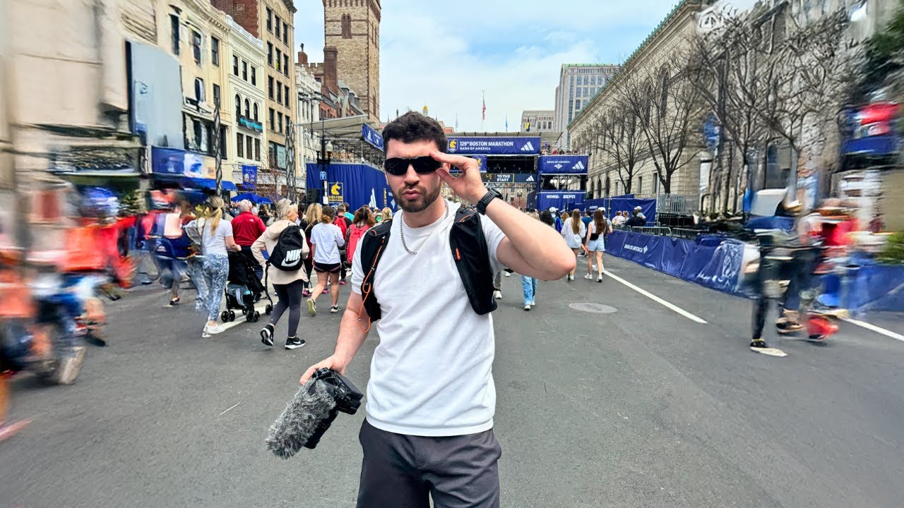 Filming the Boston Marathon with Theo Baker & Adidas | #10