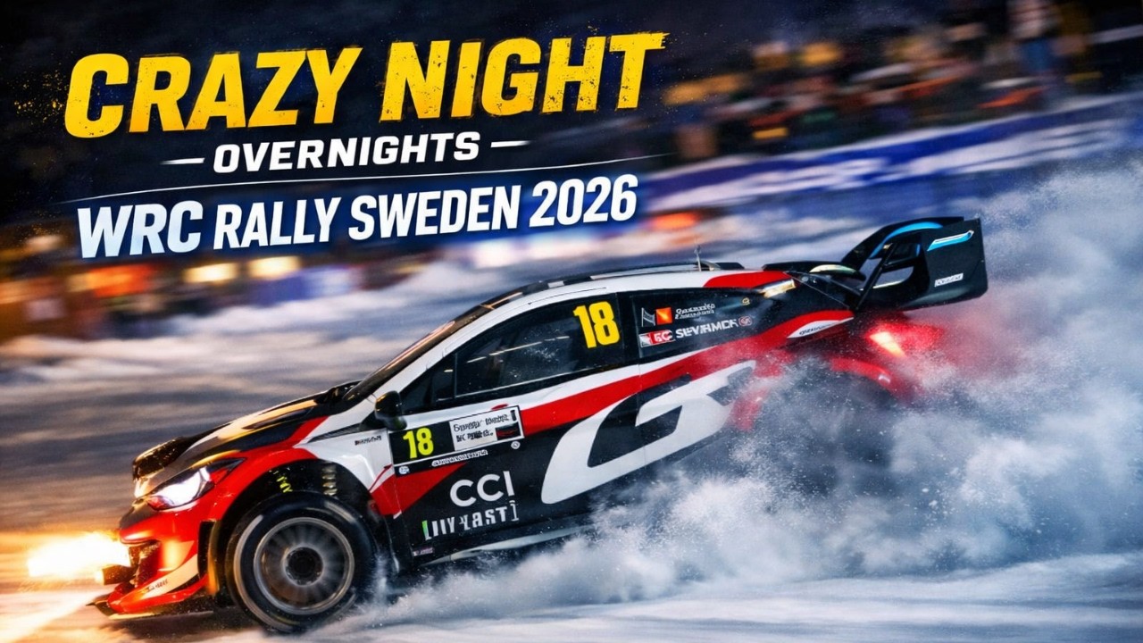 CRAZY NIGHT STAGE! WRC Rally Sweden 2026 Overnight Madness - YouTube