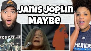 HAPPY BIRTHDAY!!..Janis Joplin -  Maybe | FIRST TIME HEARING  REACTION