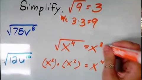 Simplifying a radical expression with an even exponent