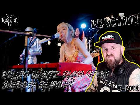 롤링쿼츠 ROLLING QUARTZ plays QUEEN - Bohemian Rhapsody | All Female Korean Rock | Reaction