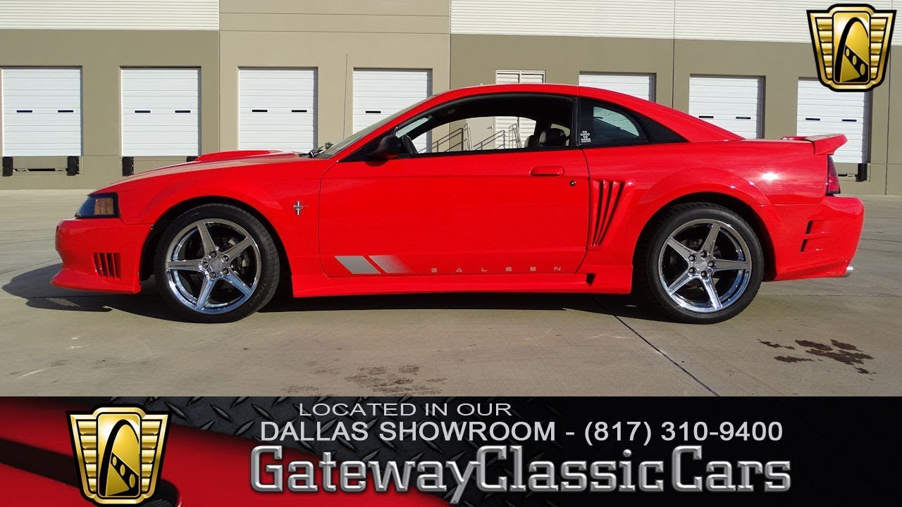 2001 Ford Mustang Gt Saleen S281 563 Dfw Gateway Classic Cars Of Dallas