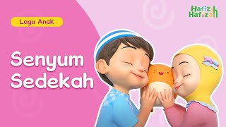 LAGU ANAK ISLAMI | BERNYANYI LAGU SENYUM SEDEKAH | HAFIZ & HAFIZAH