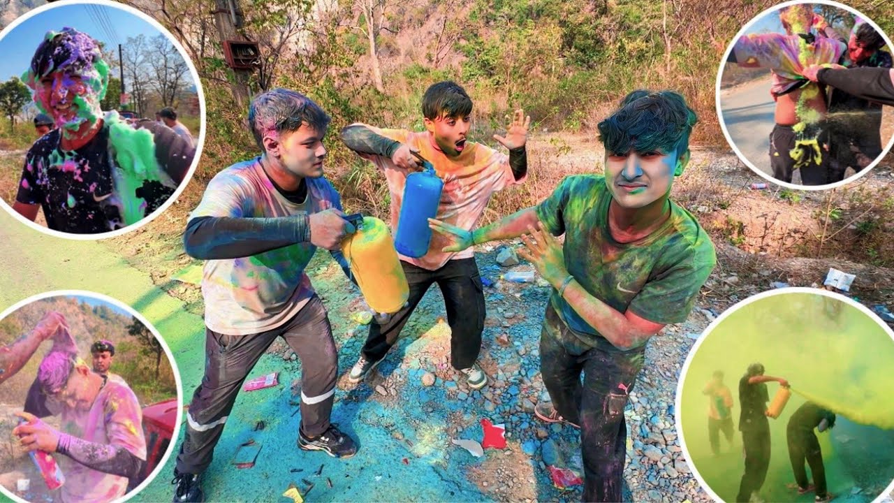 Holi celebration with friends ❤️ HOLI 2026