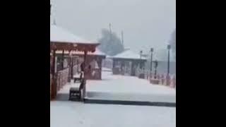 Snowfall in Kashmir