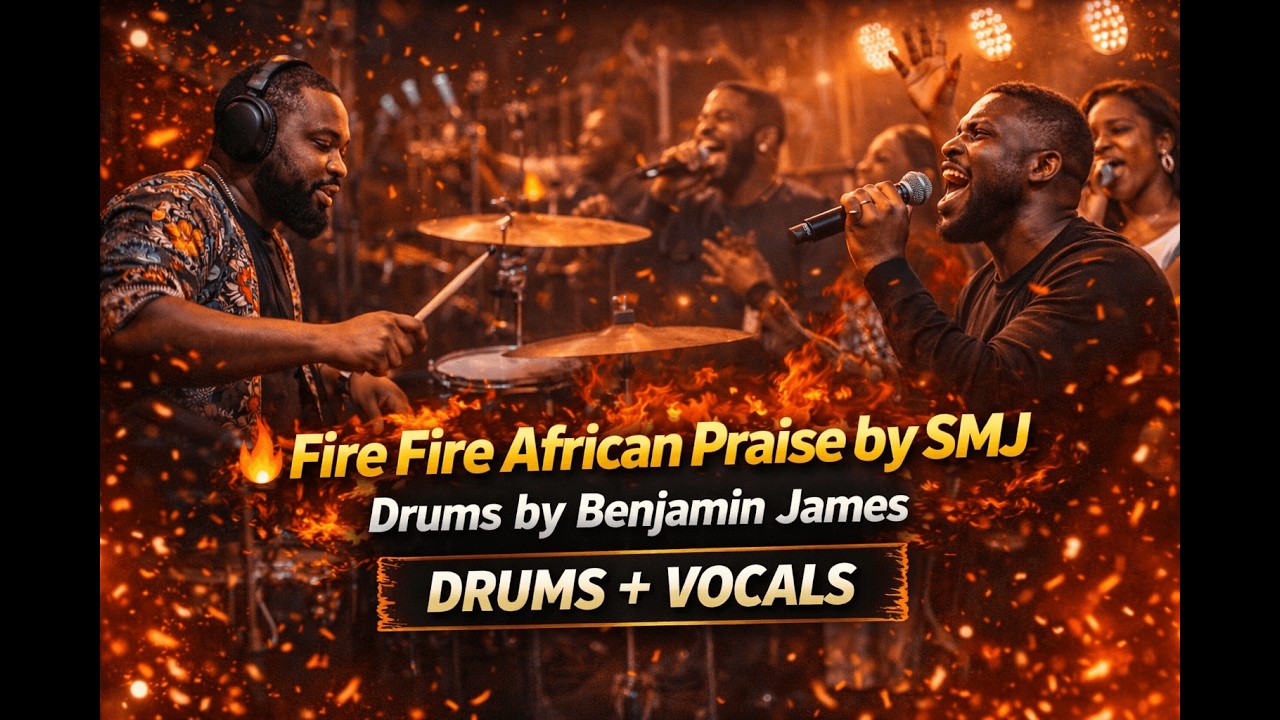🔥 Fire African Praise by SMJ | Drums by Benjamin James | Drums + Vocals | @tpgnigeria