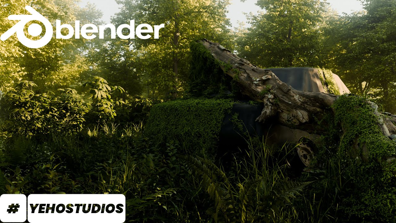 Create THIS Realistic Dense Forest Scene In Blender - YouTube