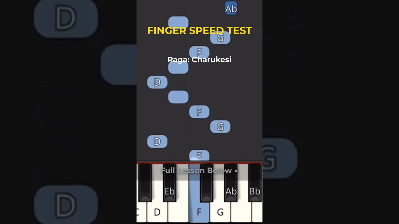 Charukesi | Finger Speed & Ear Training Challenge 🎹 