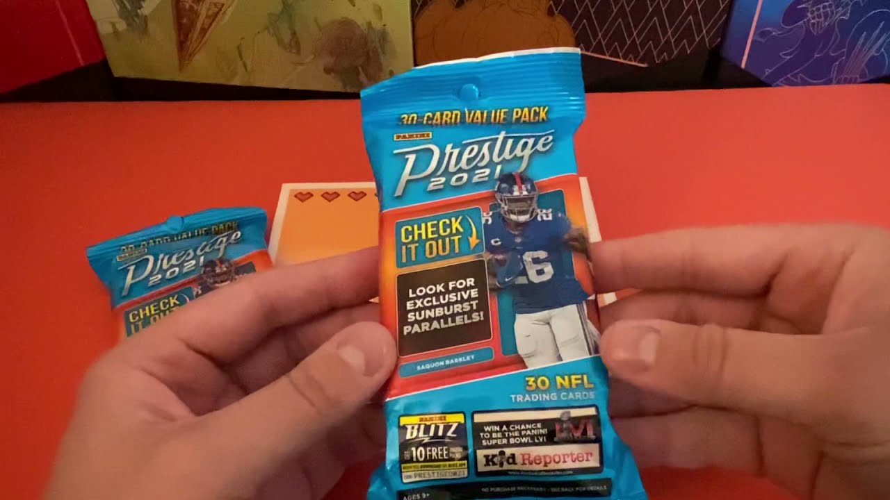 2021 Panini Prestige Football Retail Value Pack Opening!  Sunburst Xtra Points!!!